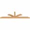 Ekena Millwork Richland Smooth Timber Gable Bracket, Western Red Cedar, 84"W x 24"H x 3 1/2"D x 3 1/2"F, 7/12 Pitch GBW084X24X0404RIC00SWR - alternate 2